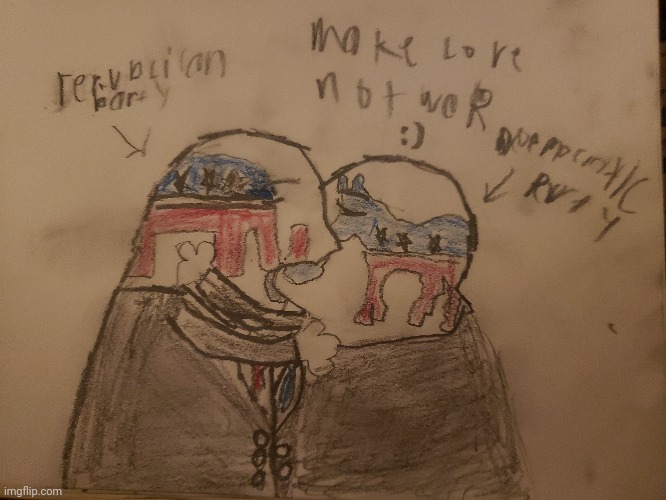 Should I send my drawing to politics? | made w/ Imgflip meme maker