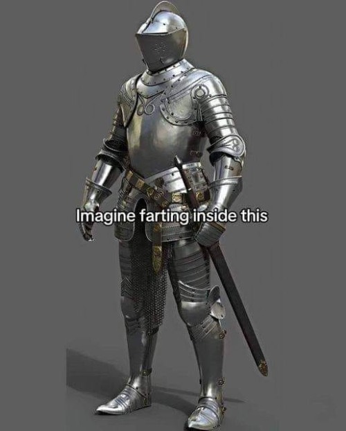 no beans | image tagged in armor,fart,kewlew | made w/ Imgflip meme maker