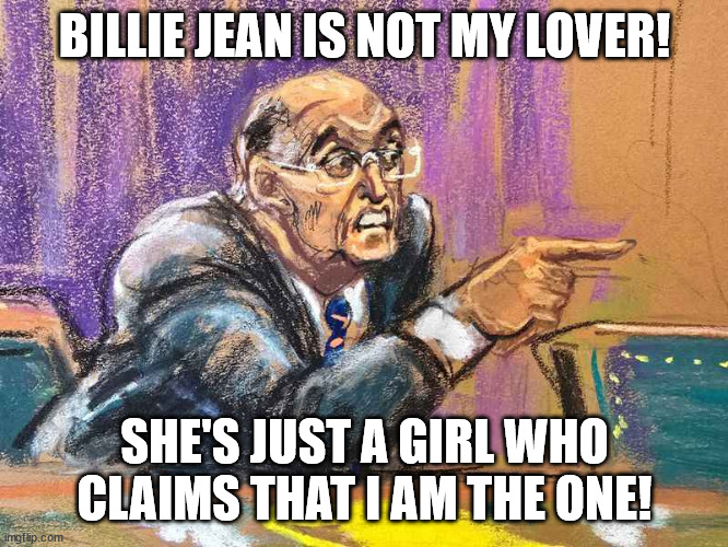 But the kid is not my son! | BILLIE JEAN IS NOT MY LOVER! SHE'S JUST A GIRL WHO CLAIMS THAT I AM THE ONE! | image tagged in angry rudy,michael jackson | made w/ Imgflip meme maker