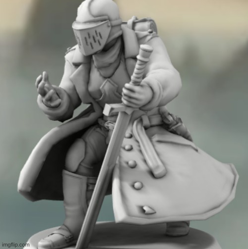 The Executioner is done. Any idea of what to put in his other hand (heads don't exist) | made w/ Imgflip meme maker