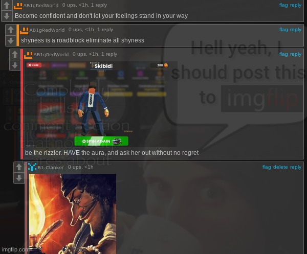 bro gave an entire short speech :sob: | made w/ Imgflip meme maker