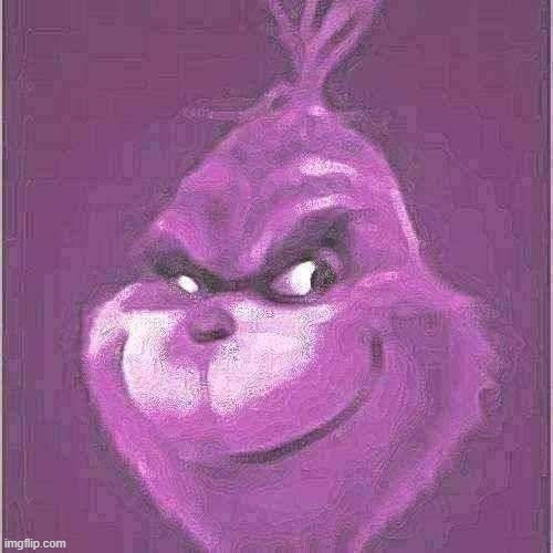 purple grinch | image tagged in purple grinch | made w/ Imgflip meme maker