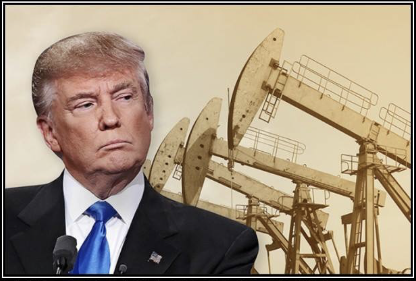 Trump Oil Blank Meme Template