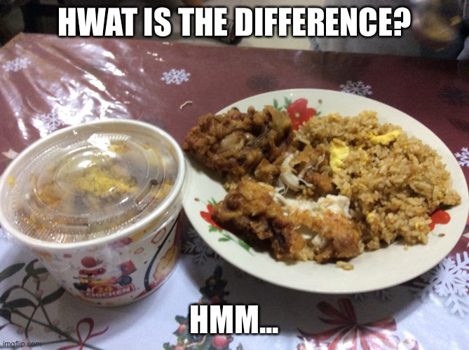 HWAT IS THE DIFFERENCE? HMM... | made w/ Imgflip meme maker