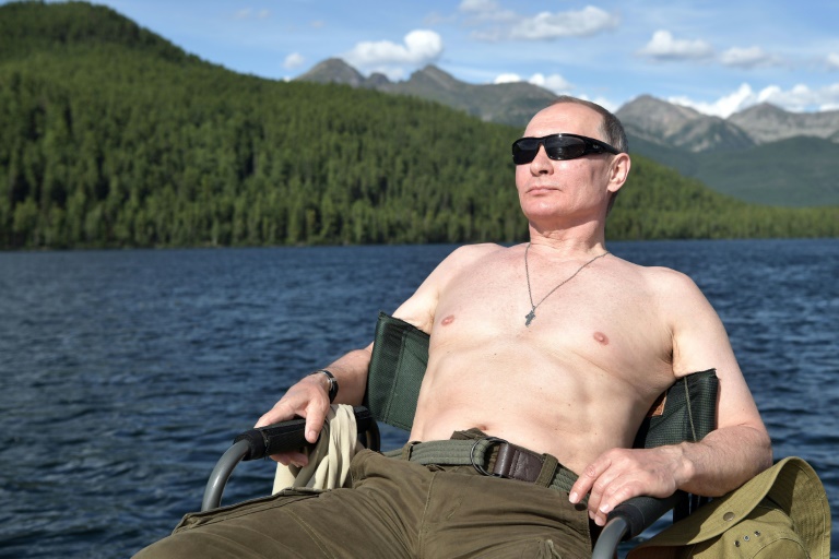 putin tanning Blank Meme Template