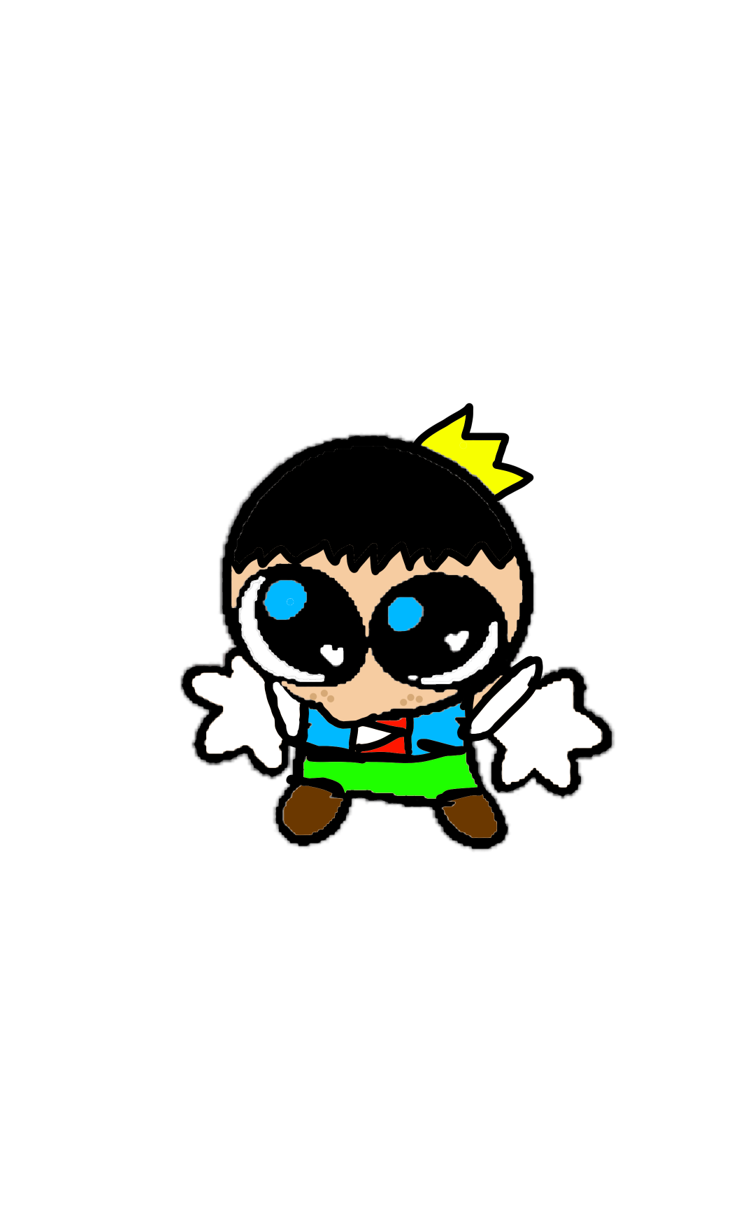 Chibi Cyan Blank Meme Template