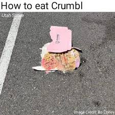 I dropped my Crumbl cookies, now I throw trash not safe to eat Blank Meme Template