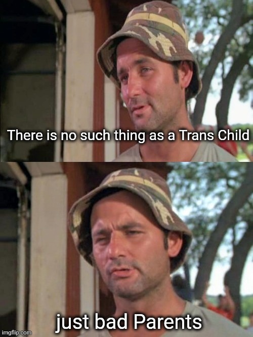 Carl tells a joke | There is no such thing as a Trans Child just bad Parents | image tagged in carl tells a joke | made w/ Imgflip meme maker