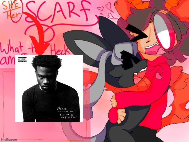 The box | image tagged in scarf template made by unicorn_eevee | made w/ Imgflip meme maker