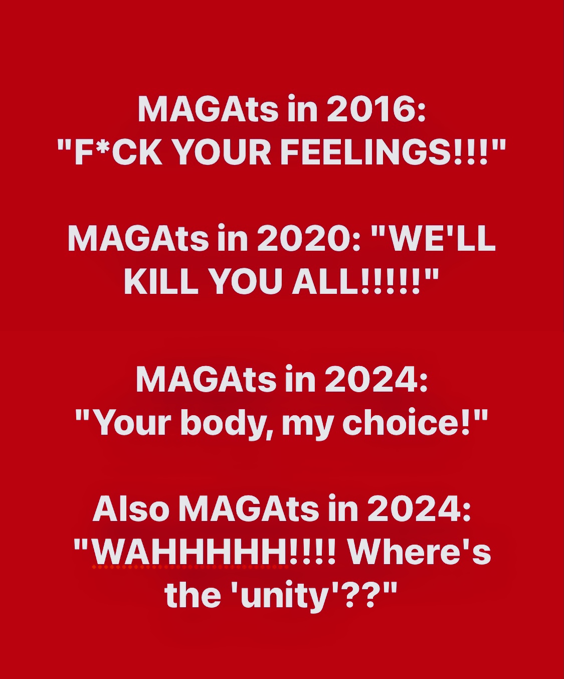 sniveling MAGAts Blank Meme Template