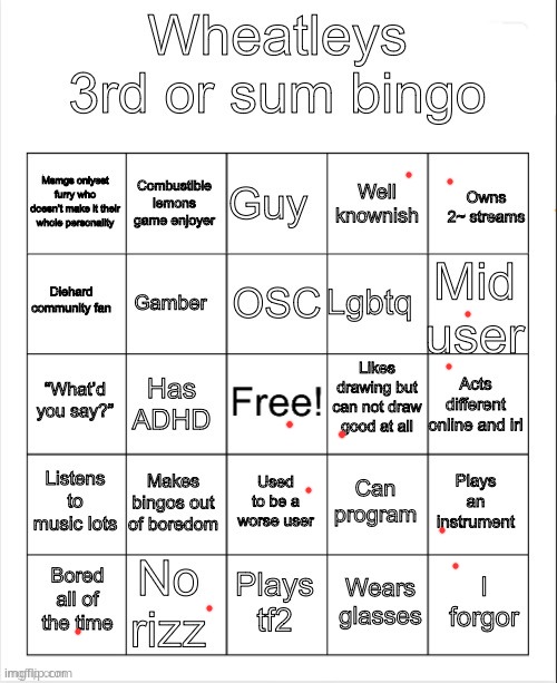 Muh bingo | image tagged in muh bingo | made w/ Imgflip meme maker