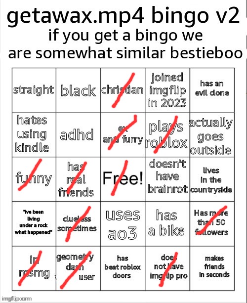 getawax bingo v2.5.txt | image tagged in getawax bingo v2 5 txt | made w/ Imgflip meme maker