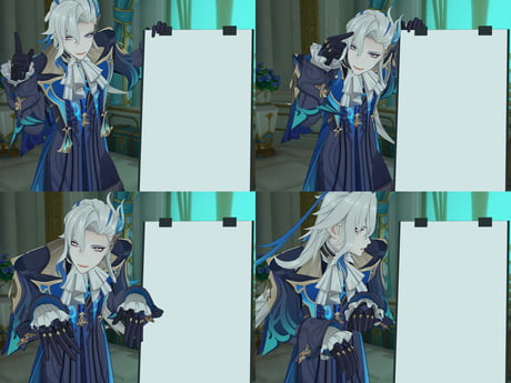 High Quality Neuvillette's Plan Blank Meme Template