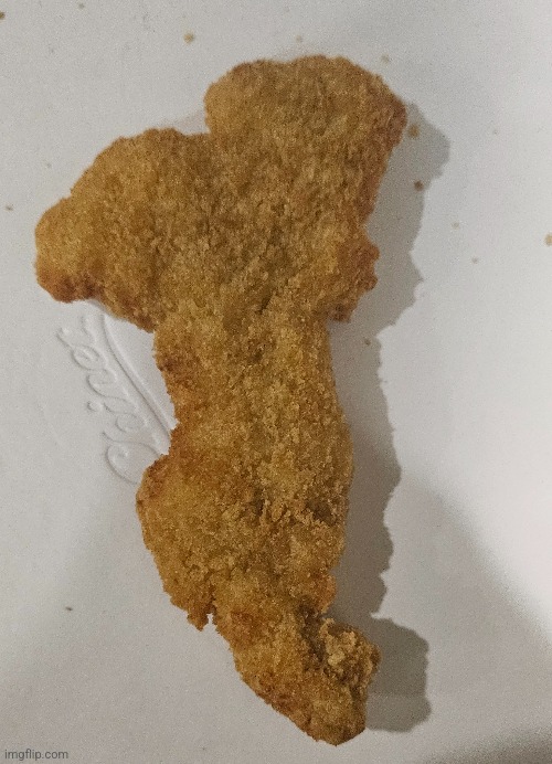 Weird looking dino nugget | made w/ Imgflip meme maker