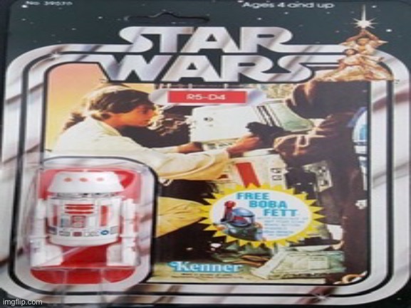 Kenner Star Wars R5-D4 action figure :) | image tagged in star wars,droids | made w/ Imgflip meme maker