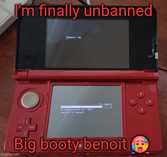 Renniks11_ Alternate Announcement Template | I'm finally unbanned; Big booty benoit 🥵 | image tagged in renniks11_ alternate announcement template | made w/ Imgflip meme maker