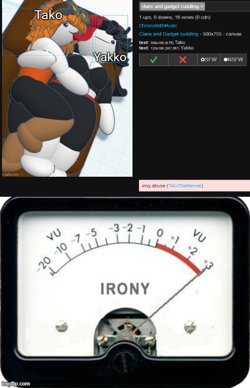 Irony Meter | image tagged in irony meter | made w/ Imgflip meme maker