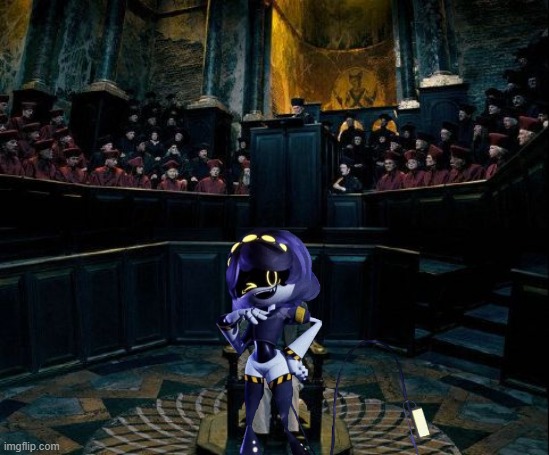 you're her lawyer. Defend her in court | image tagged in harry potter in courtroom | made w/ Imgflip meme maker