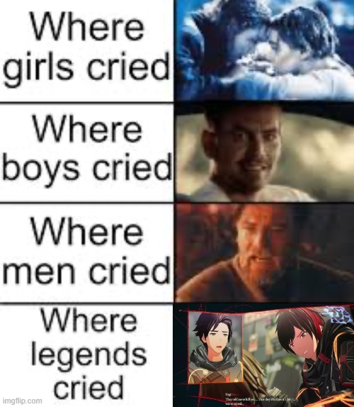 if you know you know | image tagged in where legends cried,scarlet nexus,noooooooooooooooooooooooo | made w/ Imgflip meme maker