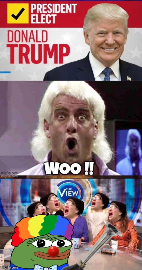 Donald Trump | image tagged in crying liberals on the view | made w/ Imgflip meme maker