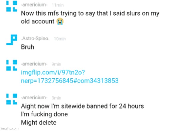 Americium wanted me to post this | made w/ Imgflip meme maker