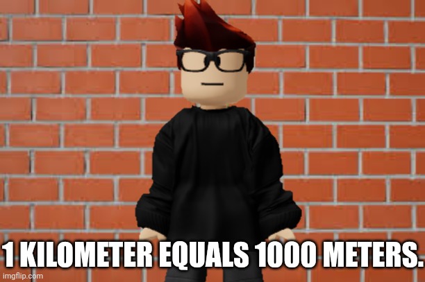 MC is right. This is a response to the wtf is a kilometer meme | 1 KILOMETER EQUALS 1000 METERS. | image tagged in kilometer,wtf is a kilometer,mc,memes,what the fuck is a kilometer | made w/ Imgflip meme maker