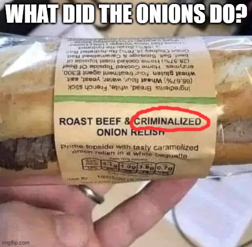 I need to know now... what did they do? | WHAT DID THE ONIONS DO? | image tagged in spelling error,onions,criminal,wut | made w/ Imgflip meme maker