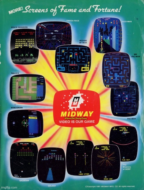 Revamped Midway Arcade Games Advertisement | A Warner Bros. Discovery Company | image tagged in warner bros,arcade,warner bros discovery,video games,video game,videogame | made w/ Imgflip meme maker