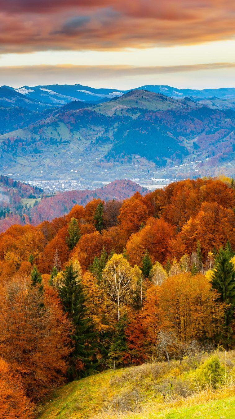 Autumn Landscape Blank Meme Template