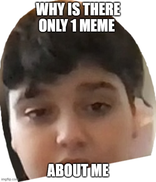 Why pls | WHY IS THERE ONLY 1 MEME; ABOUT ME | image tagged in rustem really | made w/ Imgflip meme maker