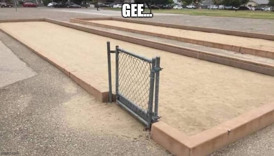 Why? | GEE... | image tagged in you had one job | made w/ Imgflip meme maker