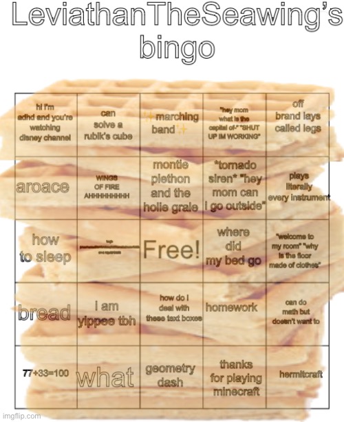 dew it | image tagged in leviathantheseawing bingo | made w/ Imgflip meme maker