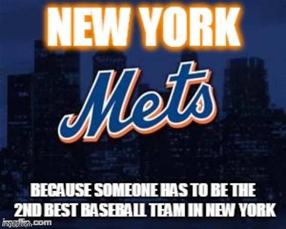 Second Best | image tagged in second best,baseball,team,new york,suck | made w/ Imgflip meme maker