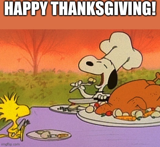 happy thanksgiving | HAPPY THANKSGIVING! | image tagged in charlie brown thanksgiving | made w/ Imgflip meme maker