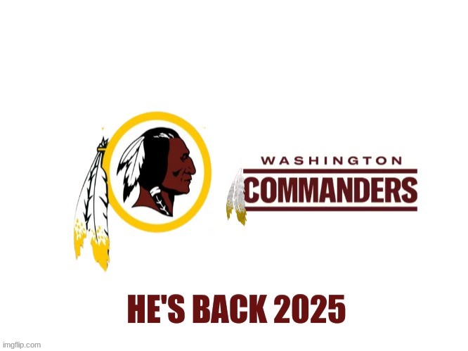 Commanders new logo meme | image tagged in memes,washington redskins,woke | made w/ Imgflip meme maker