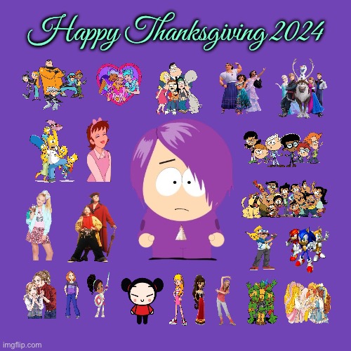 Happy Thanksgiving 2024 | Happy Thanksgiving 2024 | image tagged in the simpsons,american dad,pokemon,encanto,frozen,the loud house | made w/ Imgflip meme maker