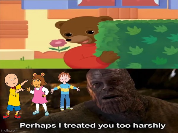 Looks like we owe some people apologies | image tagged in memes,funny,little brown bear,marvel,cartoon | made w/ Imgflip meme maker