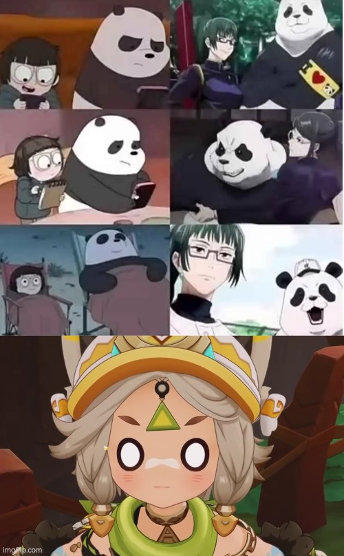 Guys, I believe I have some theory... | image tagged in memes,we bare bears,jujutsu kaisen | made w/ Imgflip meme maker