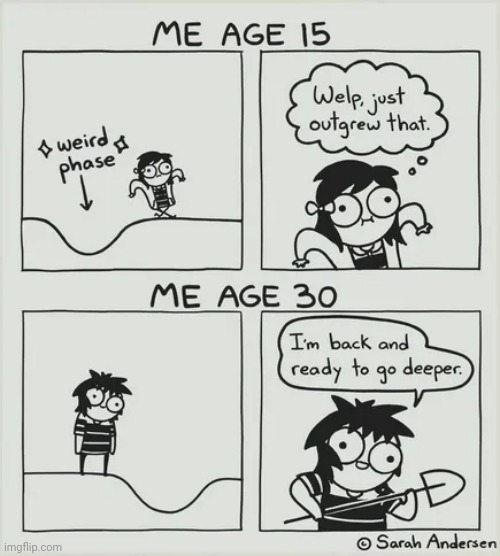 Age | image tagged in ages,age,comics,comics/cartoons,phase,dig | made w/ Imgflip meme maker