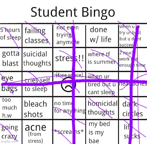 Everyone is doing this, so I do. | image tagged in student bingo | made w/ Imgflip meme maker