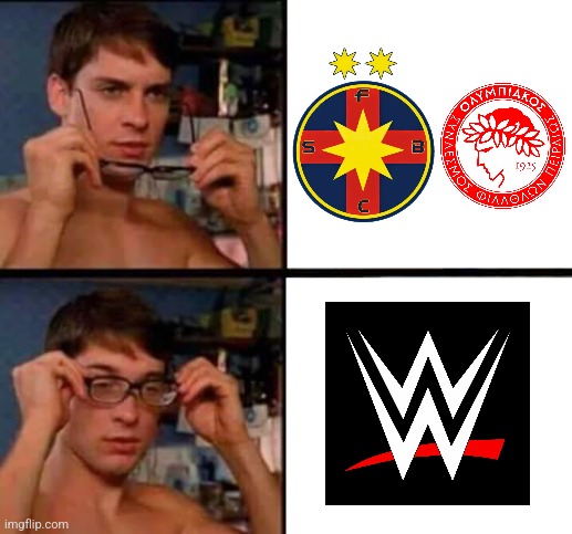 FCSB-Olympiacos 0:0 | 10 points from 5 games for the Romanian champions, Great season for them <3 | image tagged in peter parker's glasses,fcsb,steaua,europa league,olympiakos,soccer | made w/ Imgflip meme maker