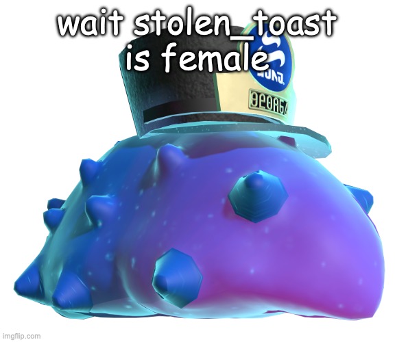 (toast note: ye) | wait stolen_toast is female | image tagged in cq cumber | made w/ Imgflip meme maker