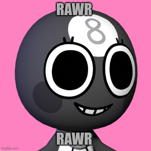 Silly Billard Ball Girl | RAWR; RAWR | image tagged in toodles,rawr,scared you,did i scare you,cute lil billard ball girl,dandy's world | made w/ Imgflip meme maker