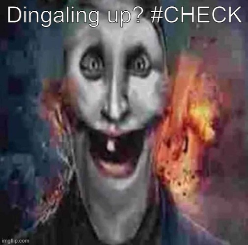 Dingaling up? #CHECK | made w/ Imgflip meme maker