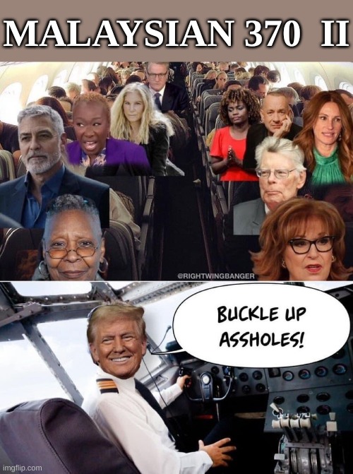 Trump and Elon have an escape pod | MALAYSIAN 370  II | made w/ Imgflip meme maker