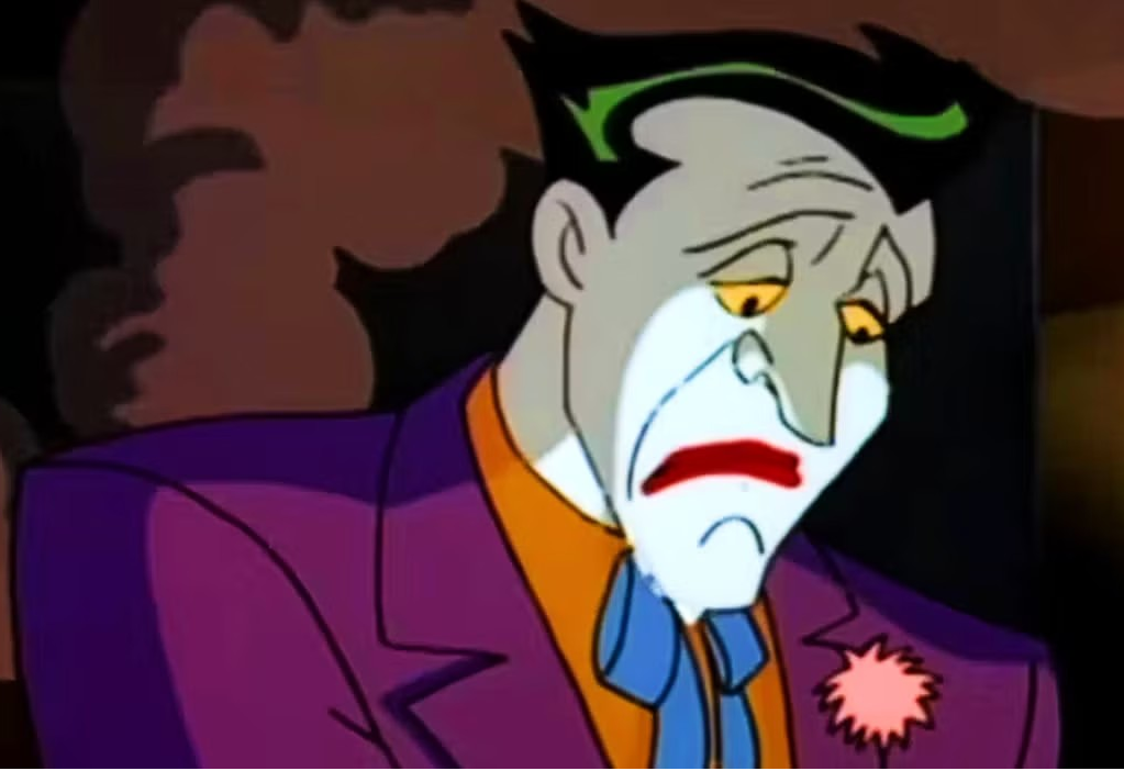 High Quality Sad BTAS Joker Blank Meme Template