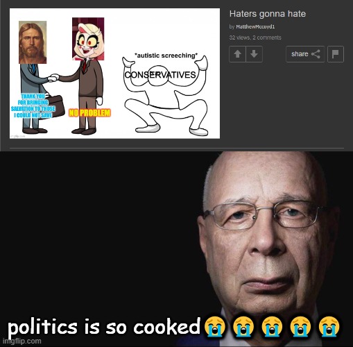 politics is so cooked😭😭😭😭😭 | image tagged in bro | made w/ Imgflip meme maker