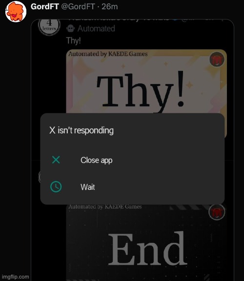 THY END IS NOW | made w/ Imgflip meme maker