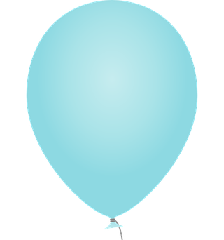 blue ballon Blank Meme Template