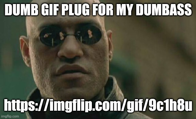 Oasis | DUMB GIF PLUG FOR MY DUMBASS; https://imgflip.com/gif/9c1h8u | image tagged in memes,matrix morpheus,msmg,plug,gif,gifs | made w/ Imgflip meme maker